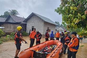 BPBD dan relawan lakukan asesmen pasca banjir di Pesawaran